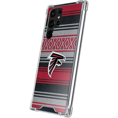 NFL Atlanta Falcons Trailblazer Galaxy S22 Ultra Clear Case