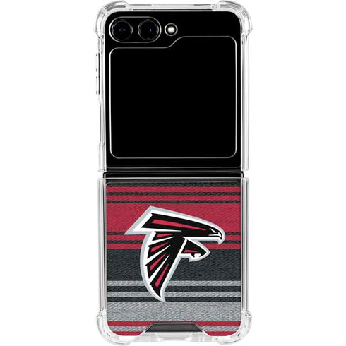NFL Atlanta Falcons Trailblazer Galaxy Z Flip5 5G Clear Case