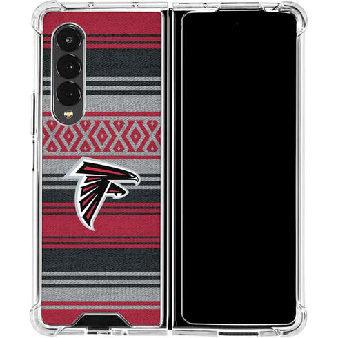 NFL Atlanta Falcons Trailblazer Galaxy Z Fold4 5G Clear Case