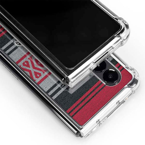 NFL Atlanta Falcons Trailblazer Galaxy Z Fold4 5G Clear Case