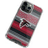 NFL Atlanta Falcons Trailblazer iPhone 13 Pro Clear Case