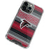 NFL Atlanta Falcons Trailblazer iPhone 14 Pro Max Clear Case