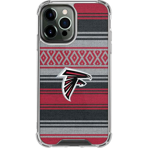 NFL Atlanta Falcons Trailblazer iPhone 15 Pro Max Clear Case