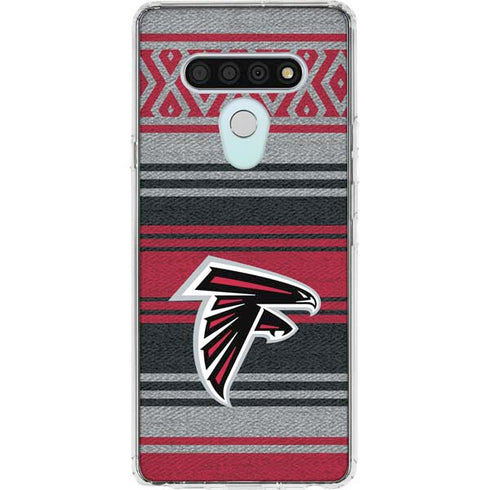 NFL Atlanta Falcons Trailblazer LG Stylo 6 Clear Case