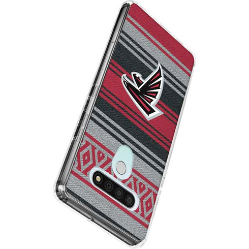 NFL Atlanta Falcons Trailblazer LG Stylo 6 Clear Case