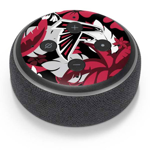 NFL Atlanta Falcons Tropical Print Amazon Echo Dot Skin