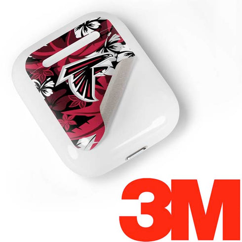 NFL Atlanta Falcons Tropical Print Apple AirPods Skin