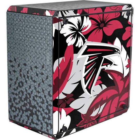 NFL Atlanta Falcons Tropical Print Cooler Master MasterBox Q300L Mini Tower Skin