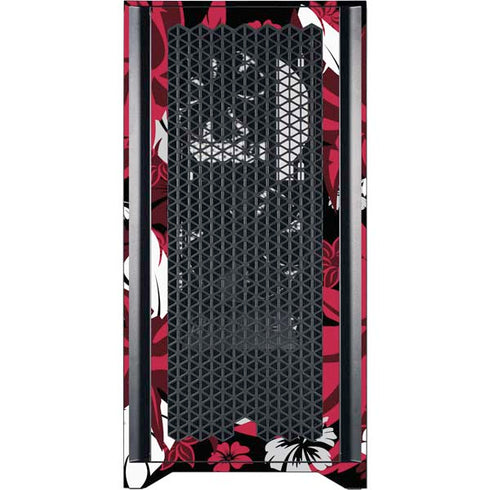 NFL Atlanta Falcons Tropical Print Corsair 4000D Tempered Glass Mid-Tower ATX Case Skin