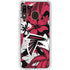 NFL Atlanta Falcons Tropical Print Galaxy A20 Clear Case