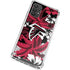 NFL Atlanta Falcons Tropical Print Galaxy A32 5G Clear Case