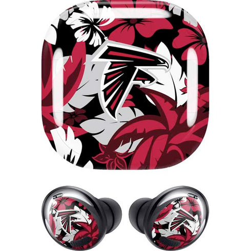 NFL Atlanta Falcons Tropical Print Galaxy Buds Pro Skin