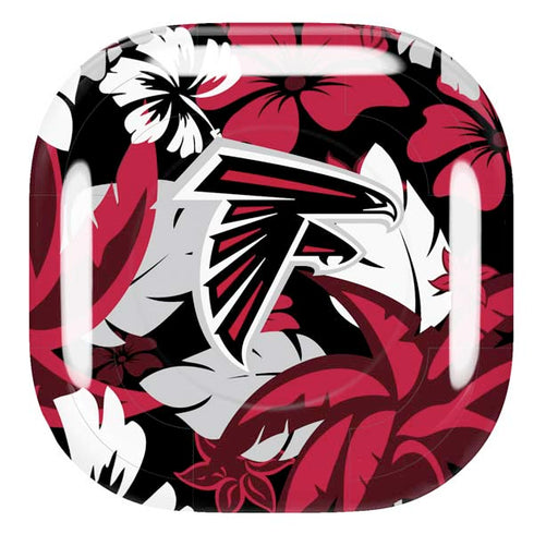 NFL Atlanta Falcons Tropical Print Galaxy Buds Pro Skin