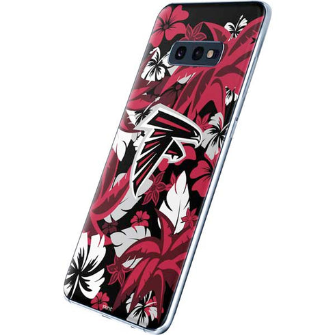 NFL Atlanta Falcons Tropical Print Galaxy S10e Skin