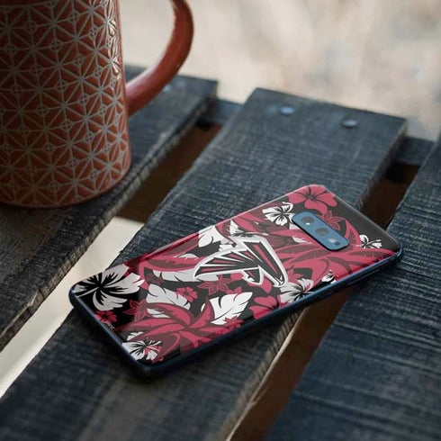 NFL Atlanta Falcons Tropical Print Galaxy S10e Skin