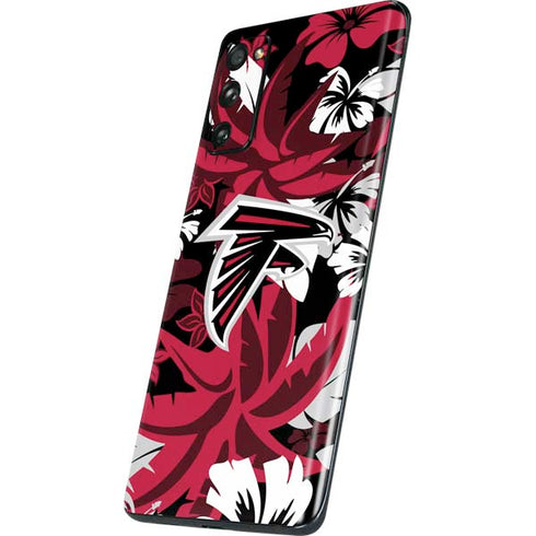 NFL Atlanta Falcons Tropical Print Galaxy S20 Fan Edition Skin