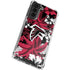 NFL Atlanta Falcons Tropical Print Galaxy S21 5G Clear Case