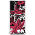 NFL Atlanta Falcons Tropical Print Galaxy S21 FE Clear Case