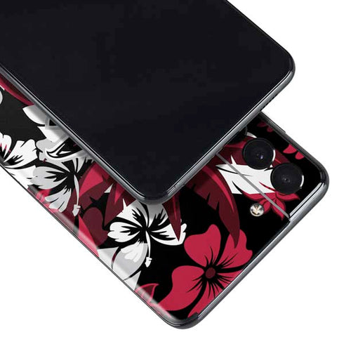 NFL Atlanta Falcons Tropical Print Galaxy S21 Plus 5G Skin