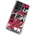NFL Atlanta Falcons Tropical Print Galaxy S21 Ultra 5G Clear Case