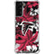 NFL Atlanta Falcons Tropical Print Galaxy S22 Plus Clear Case