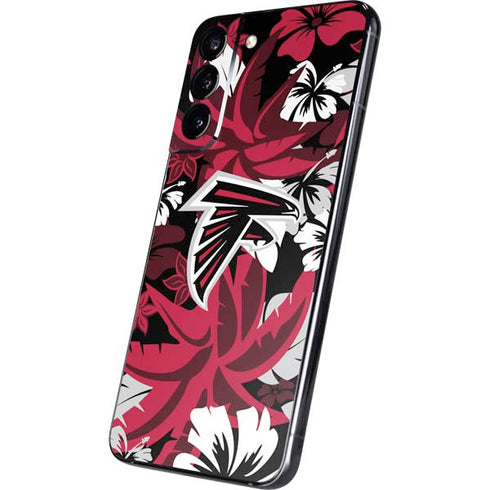 NFL Atlanta Falcons Tropical Print Galaxy S22 Plus Skin