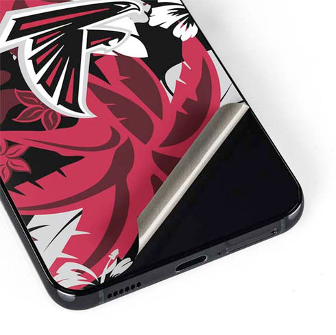 NFL Atlanta Falcons Tropical Print Galaxy S22 Plus Skin