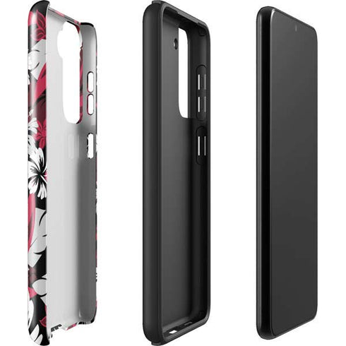 NFL Atlanta Falcons Tropical Print Galaxy S22 Pro Case