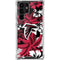 NFL Atlanta Falcons Tropical Print Galaxy S22 Ultra Clear Case