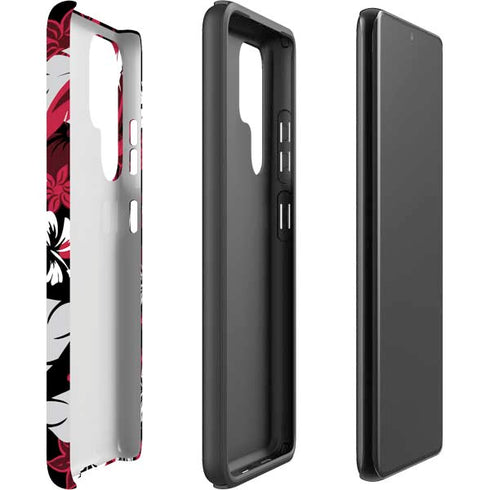 NFL Atlanta Falcons Tropical Print Galaxy S22 Ultra Pro Case