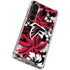 NFL Atlanta Falcons Tropical Print Galaxy S23 Clear Case