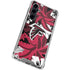 NFL Atlanta Falcons Tropical Print Galaxy S23 FE Clear Case