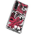 NFL Atlanta Falcons Tropical Print Galaxy S23 Plus Clear Case