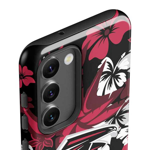 NFL Atlanta Falcons Tropical Print Galaxy S23 Plus Pro Case
