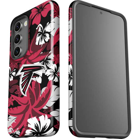 NFL Atlanta Falcons Tropical Print Galaxy S23 Pro Case