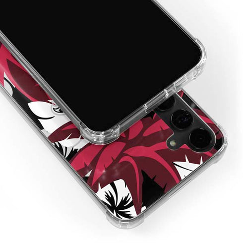 NFL Atlanta Falcons Tropical Print Galaxy S24 Plus Clear Case