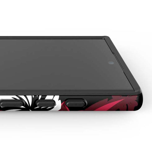 NFL Atlanta Falcons Tropical Print Galaxy S24 Ultra Impact Case