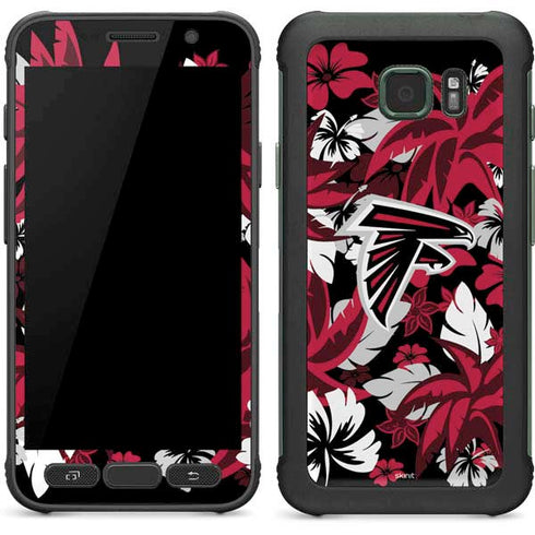 NFL Atlanta Falcons Tropical Print Galaxy S7 Active Skin