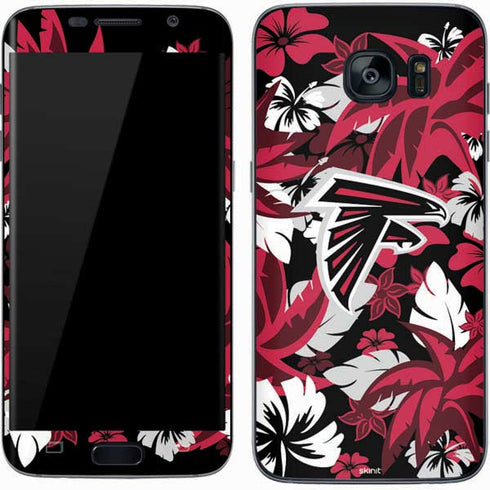 NFL Atlanta Falcons Tropical Print Galaxy S7 Skin