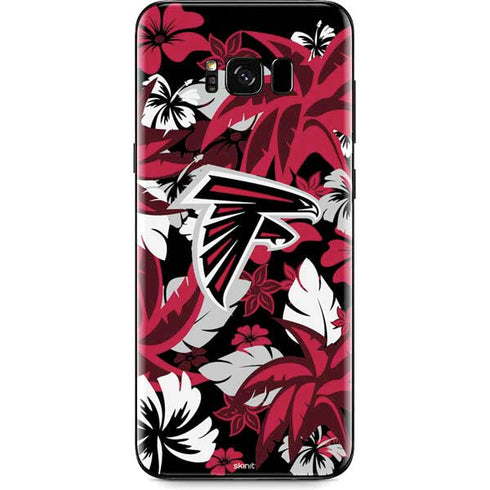 NFL Atlanta Falcons Tropical Print Galaxy S8 Plus Skin
