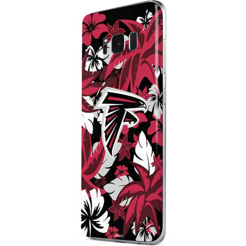 NFL Atlanta Falcons Tropical Print Galaxy S8 Skin