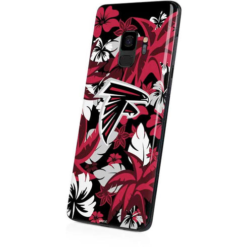NFL Atlanta Falcons Tropical Print Galaxy S9 Skin