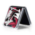 NFL Atlanta Falcons Tropical Print Galaxy Z Flip5 5G Clear Case