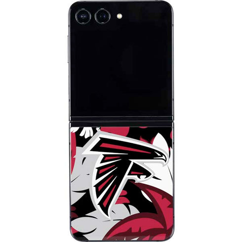 NFL Atlanta Falcons Tropical Print Galaxy Z Flip5 5G Skin