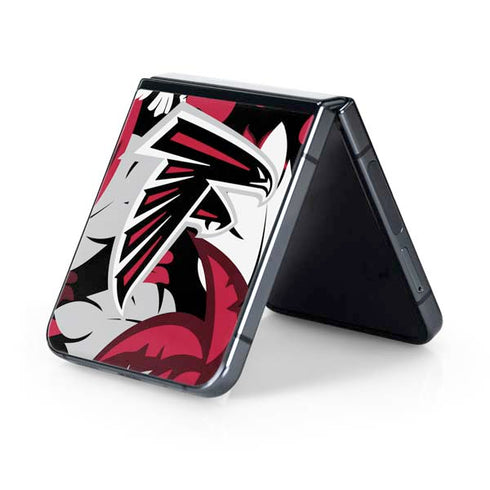 NFL Atlanta Falcons Tropical Print Galaxy Z Flip5 5G Skin