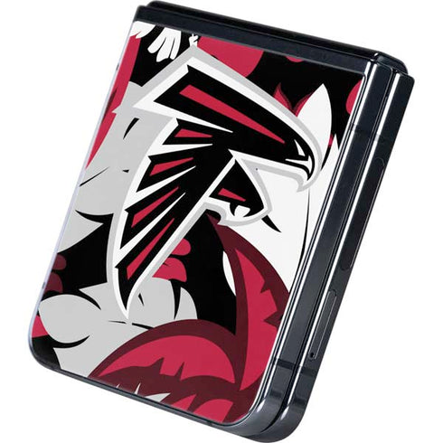 NFL Atlanta Falcons Tropical Print Galaxy Z Flip5 5G Skin