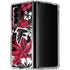NFL Atlanta Falcons Tropical Print Galaxy Z Fold4 5G Clear Case