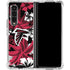 NFL Atlanta Falcons Tropical Print Galaxy Z Fold4 5G Clear Case