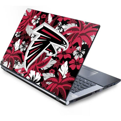 NFL Atlanta Falcons Tropical Print Generic Laptop Skin