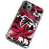 NFL Atlanta Falcons Tropical Print iPhone 11 Pro Max Clear Case